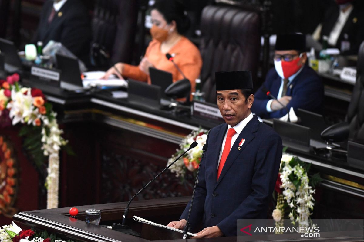 Jokowi sets 4.5-5.5 percent economic growth target range in 2021