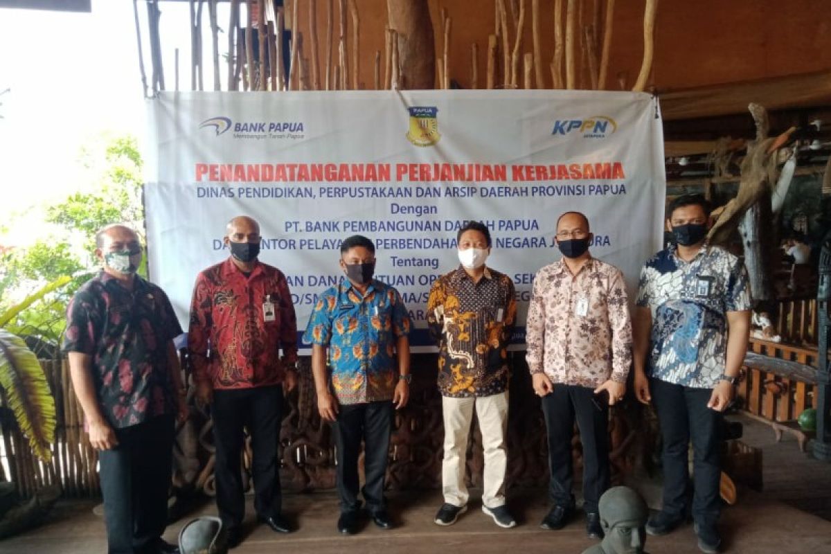 Disdik-KPPN dan Bank Papua teken nota kesepahaman penyaluran dana BOS