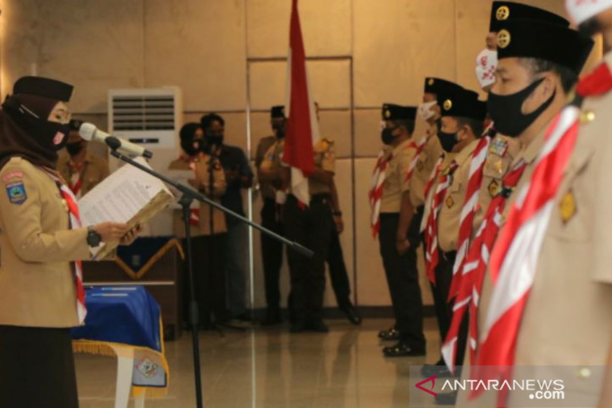 Kakwarda Babel kukuhkan 11 Majelis Pembimbing dan Pemimpin Saka