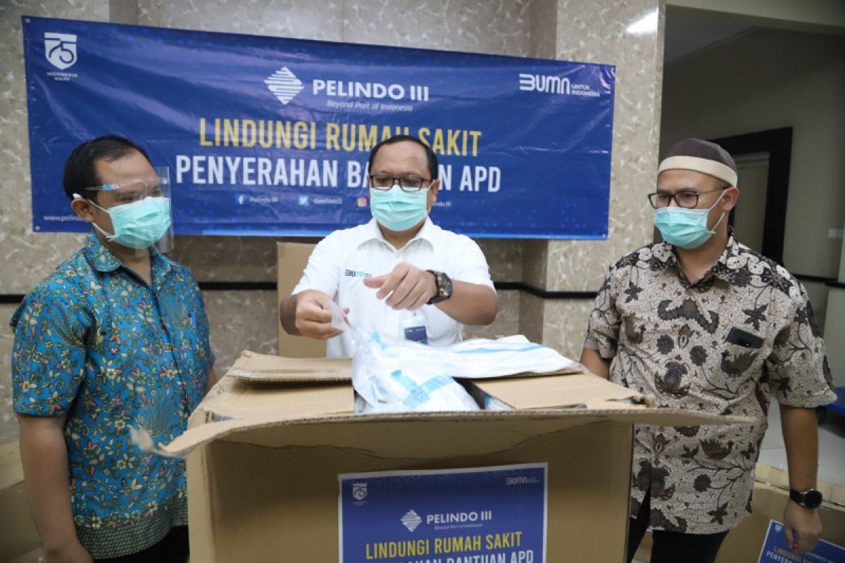 Pelindo III bantu 12 ribu hazmat ke tujuh RS di Jatim