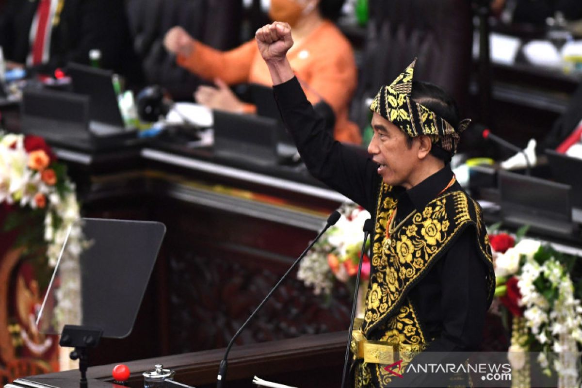Presiden Jokowi apresiasi kinerja BPK, MA, MK dan KY