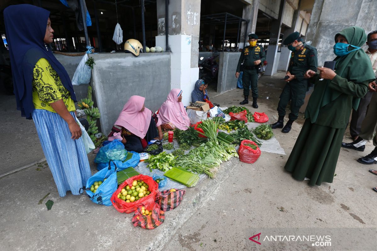 Penegakkan Displin Protokol Kesehatan Pasar Tradisional