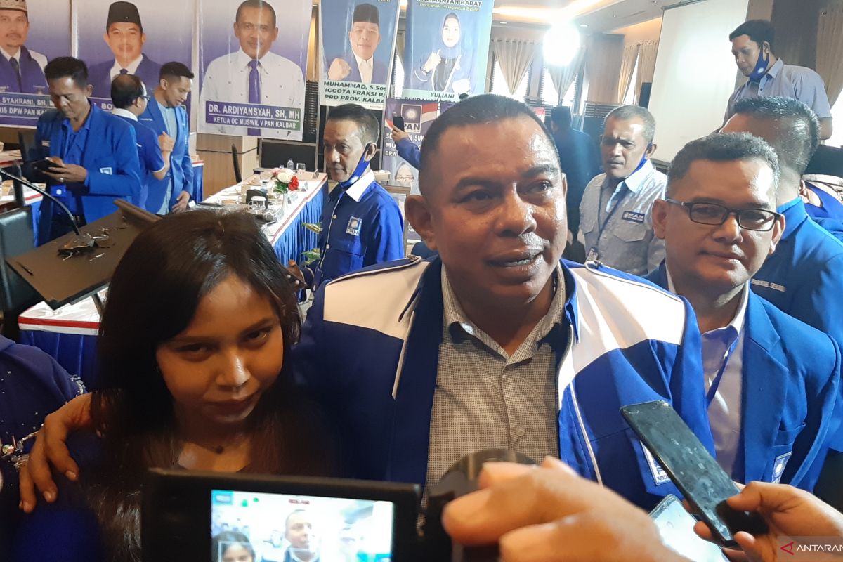 Boyman Harun kembali pimpin DPW PAN Kalimantan Barat