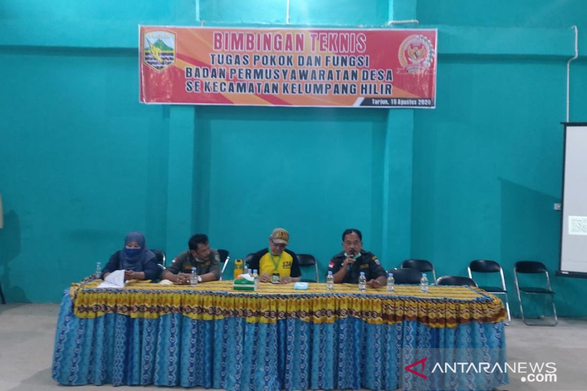 BPD se-Kecamatan Kelumpang Hilir jalani Bimtek