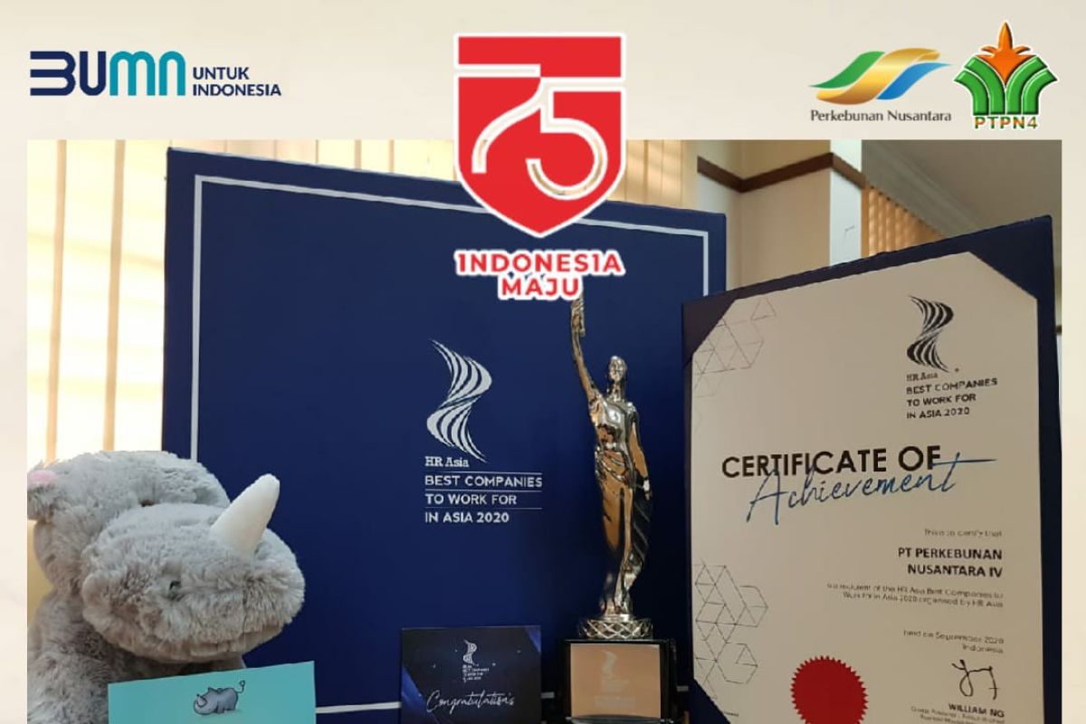 PTPN IV raih penghargaan HR Asia Award 2020