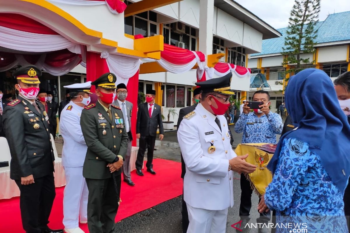 Kotabaru gelar upacara HUT ke-75 Proklamasi RI sederhana