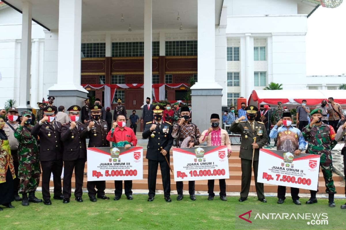 Desa Batulicin Irigasi jadi Kampung Tangguh Banua terbaik di Kalsel