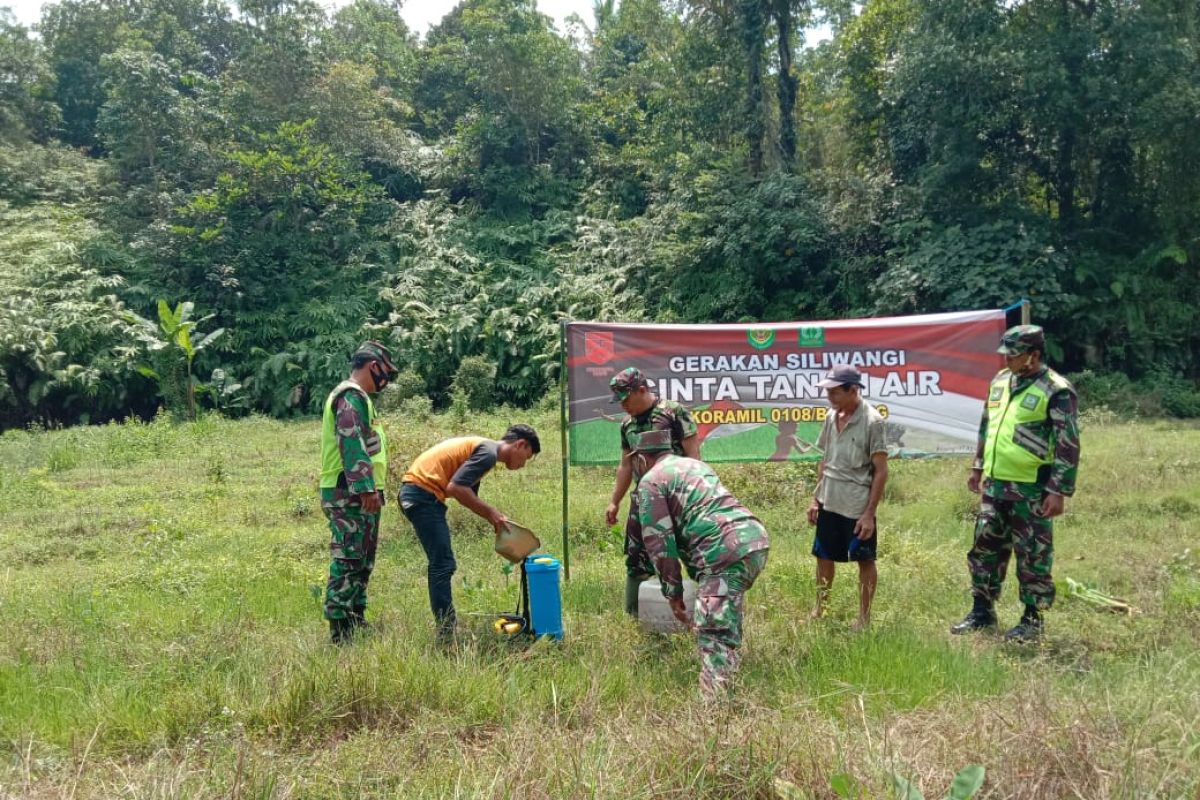 Kodim 0601/Pandeglang Laksanakan Gerakan Siliwangi Cinta Tanah dan Air