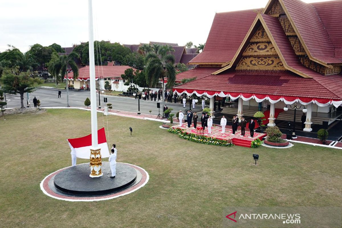 Protokol kesehatan diterapkan dalam upacara HUT RI di Riau, begini penjelasannya