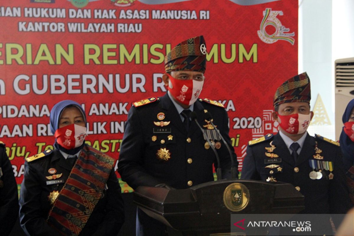 6.160 napi di Riau dapat kado remisi HUT RI, 94 langsung bebas