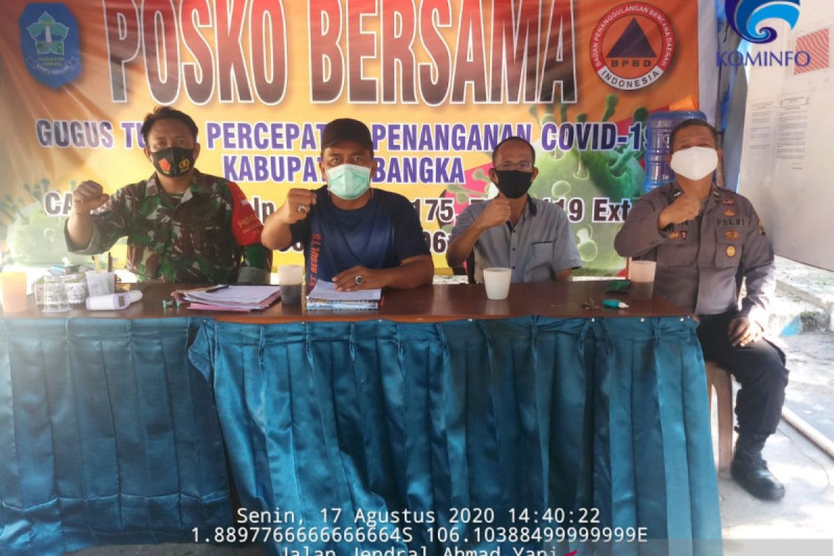 Tiga orang anggota keluarga di Bangka positif COVID-19