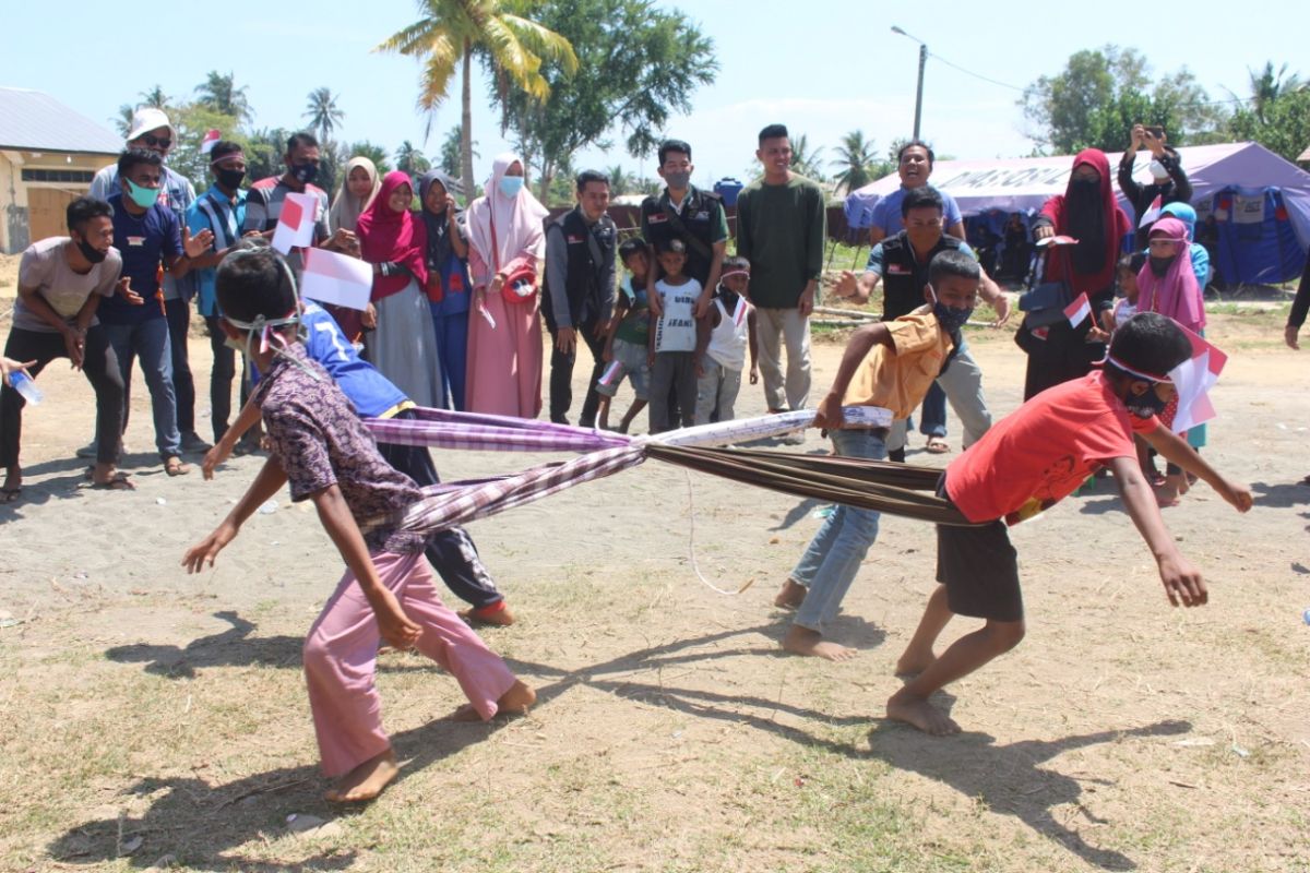 Begini cara pengungsi Rohingya rayakan HUT RI ke-75