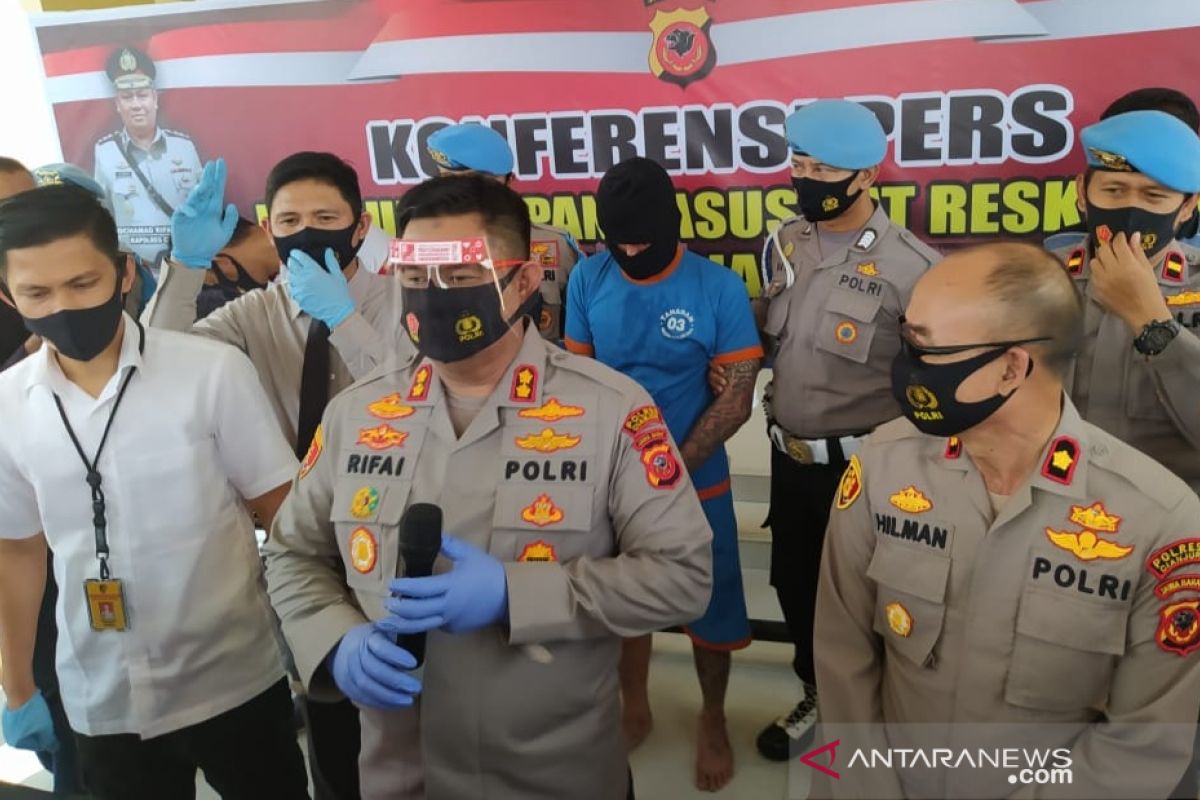 Polres Cianjur tangkap pelaku pembacokan seorang anggota sabhara