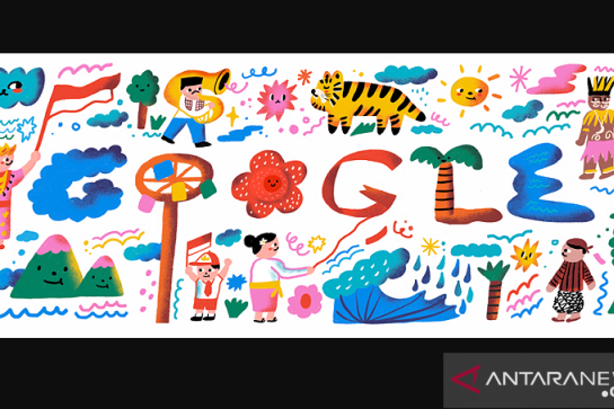 Makna "Bhinneka Tunggal Ika" di Google Doodle untuk HUT RI yang ke-75