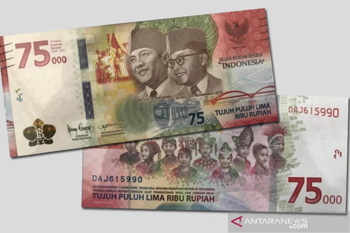 1.200 orang warga Bengkulu pesan uang pecahan Rp75 ribu