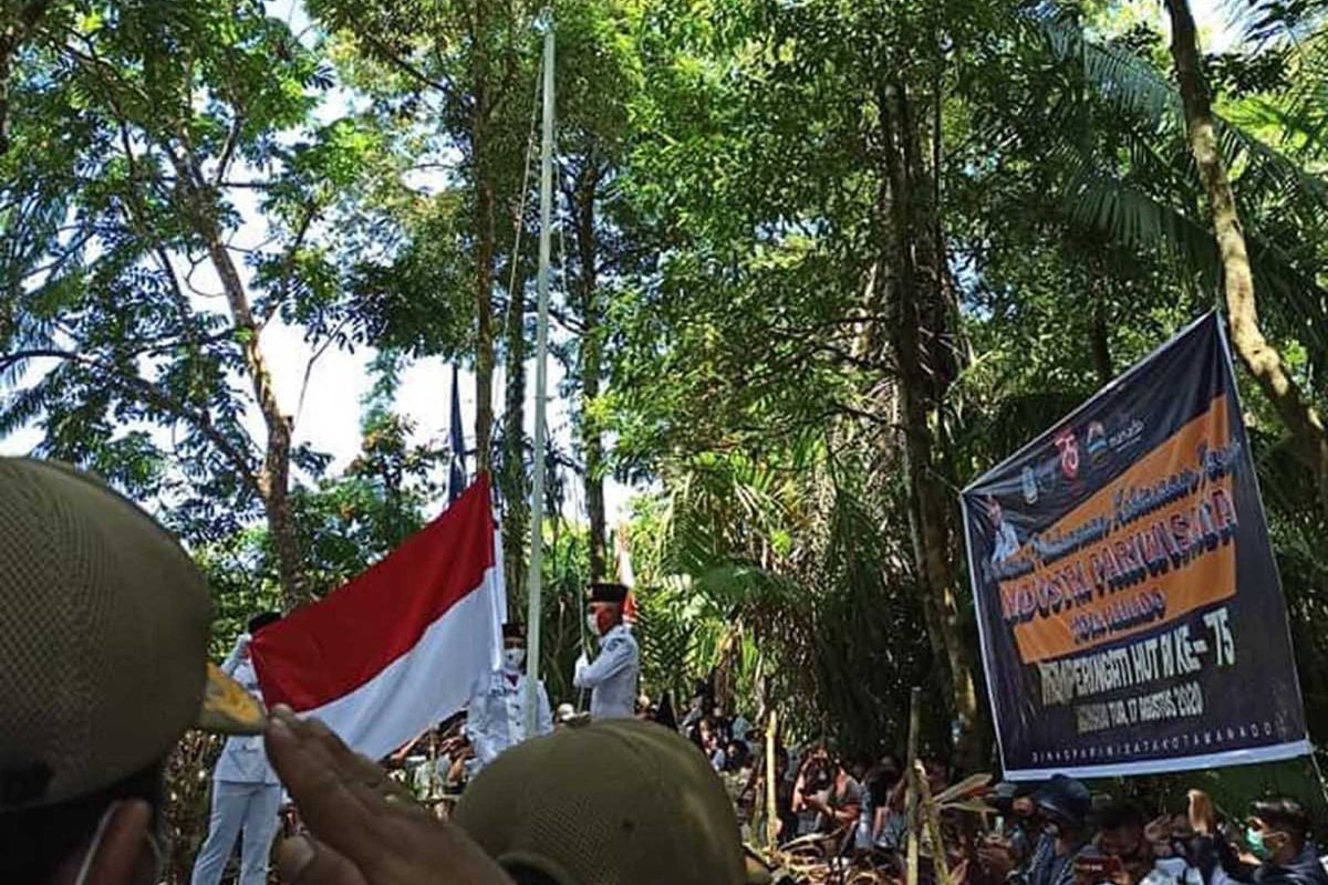 Peringatan HUT ke-75 Kemerdekaan di Manado dipusatkan di Puncak Pulau Manado Tua