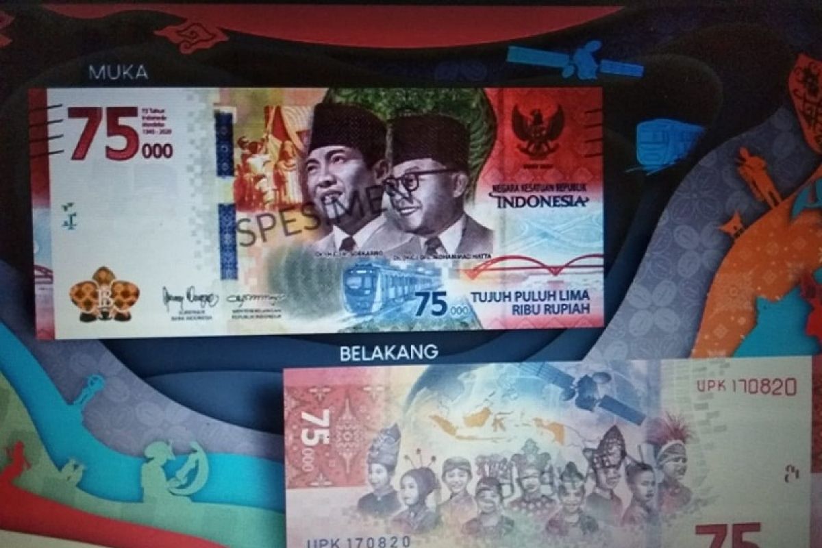 Ada gambar Jembatan Merah Youtefa Papua, MRT Jakarta dan Tol Trans-Jawa di Uang Peringatan Kemerdekaan RI