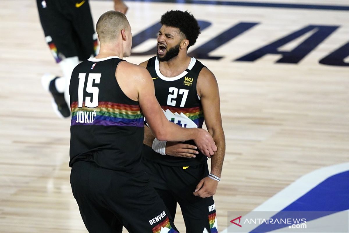 Nuggets meraih gim pertama kontra Jazz lewat overtime