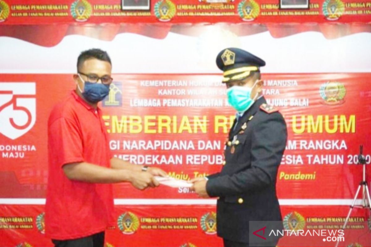 594 WBP Lapas Pulo Simardan Tanjungbalai dapat remisi