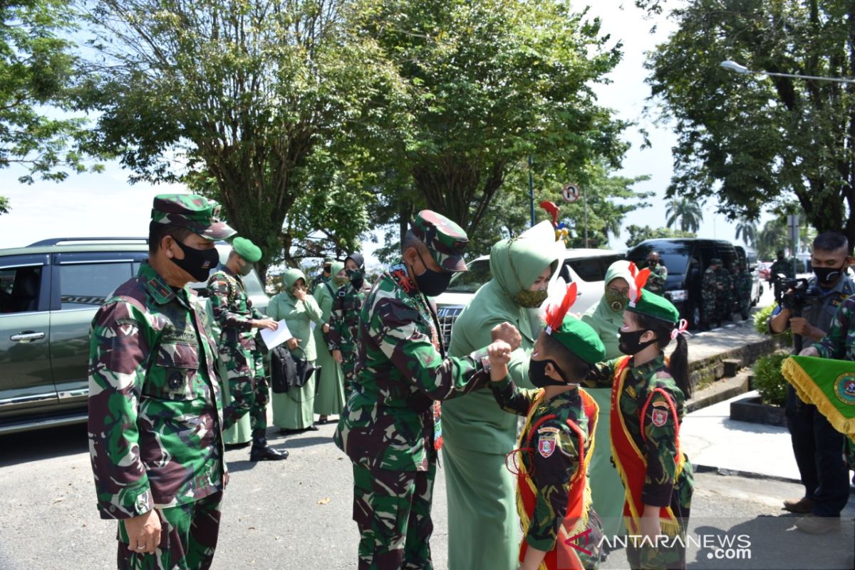 Pangdam Heri Wiranto lakukan kunjungan pertama ke Korem 091/ASN