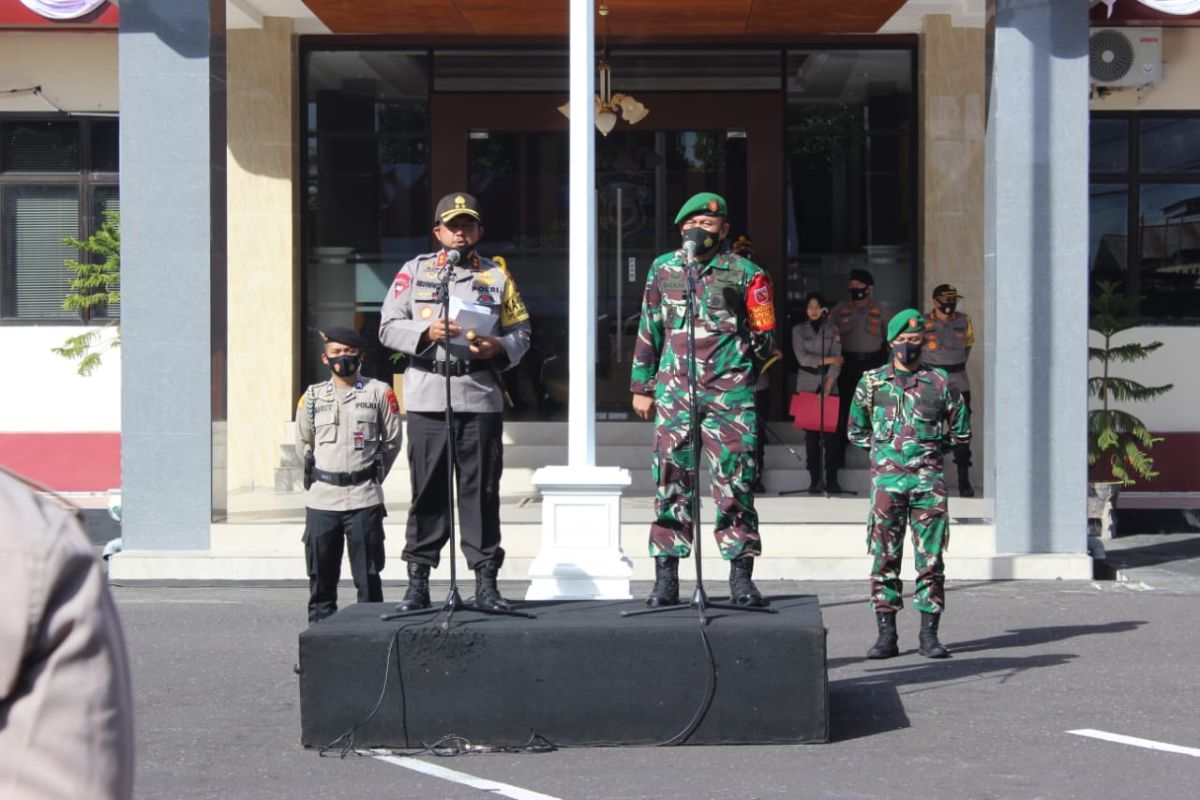 TNI-Polri di Malut siap kawal Inpres soal protokol kesehatan