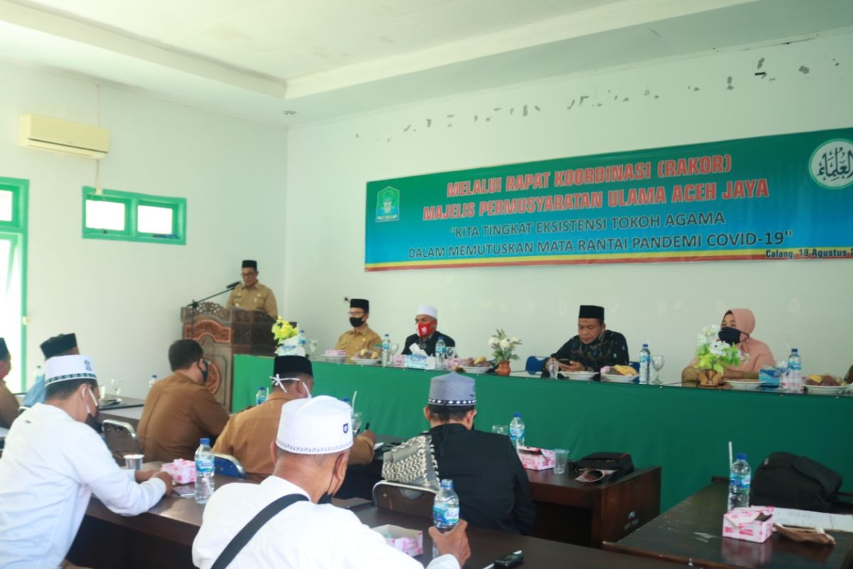 Buka Rakor MPU Aceh Jaya, ini harapan Bupati kepada Ulama
