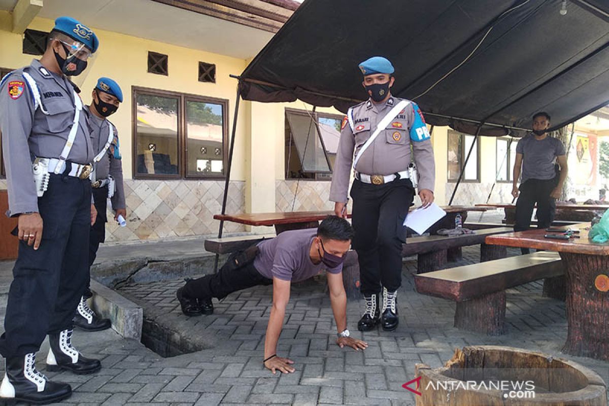 Aduh...28 anggota Polda Aceh terjaring razia masker
