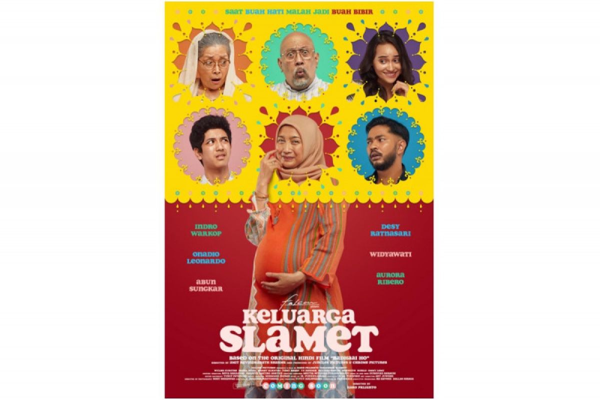 Falcon Pictures rilis cuplikan foto film "Keluarga Slamet"