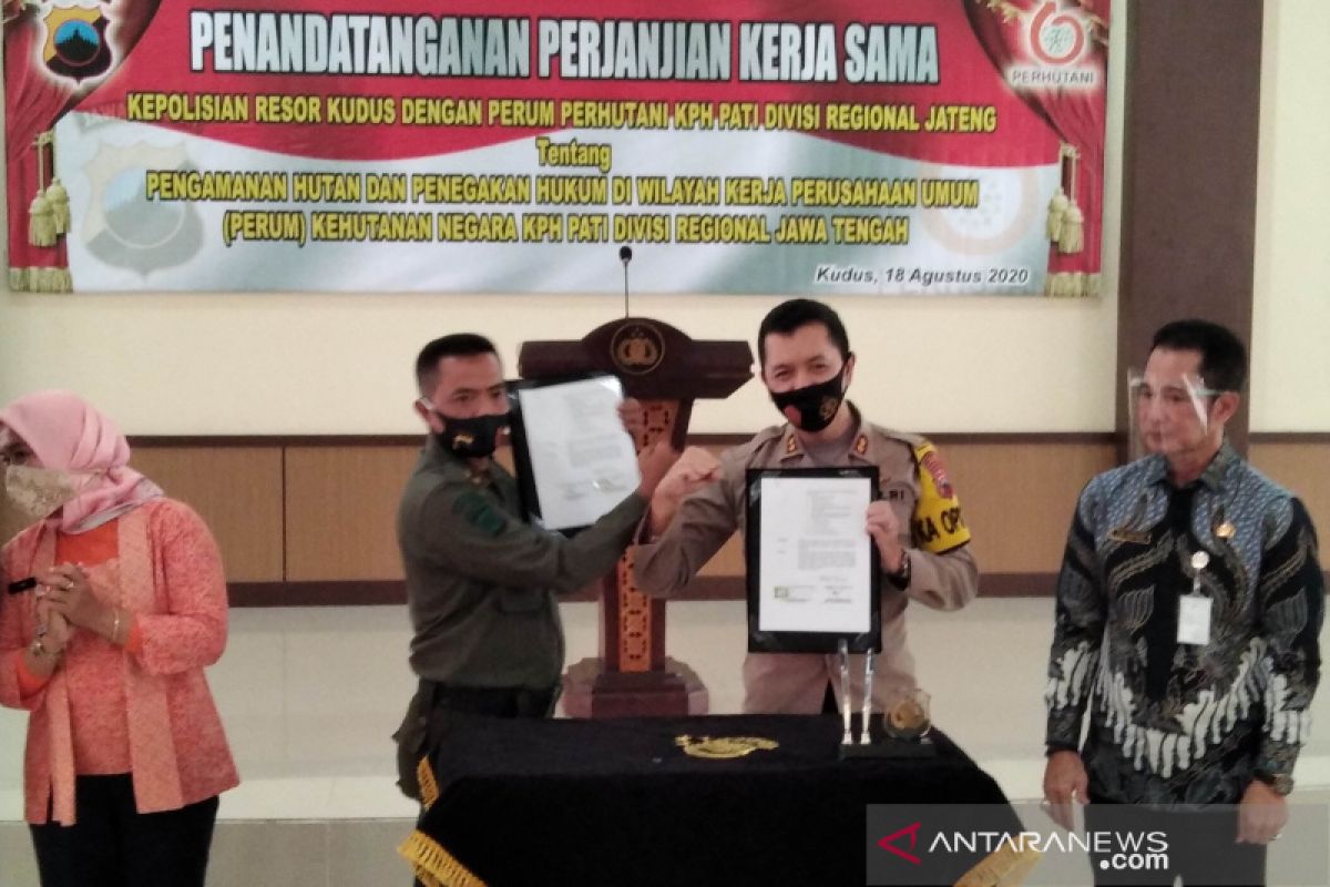 Polres Kudus-Perhutani Pati sinergi cegah kebakaran hutan