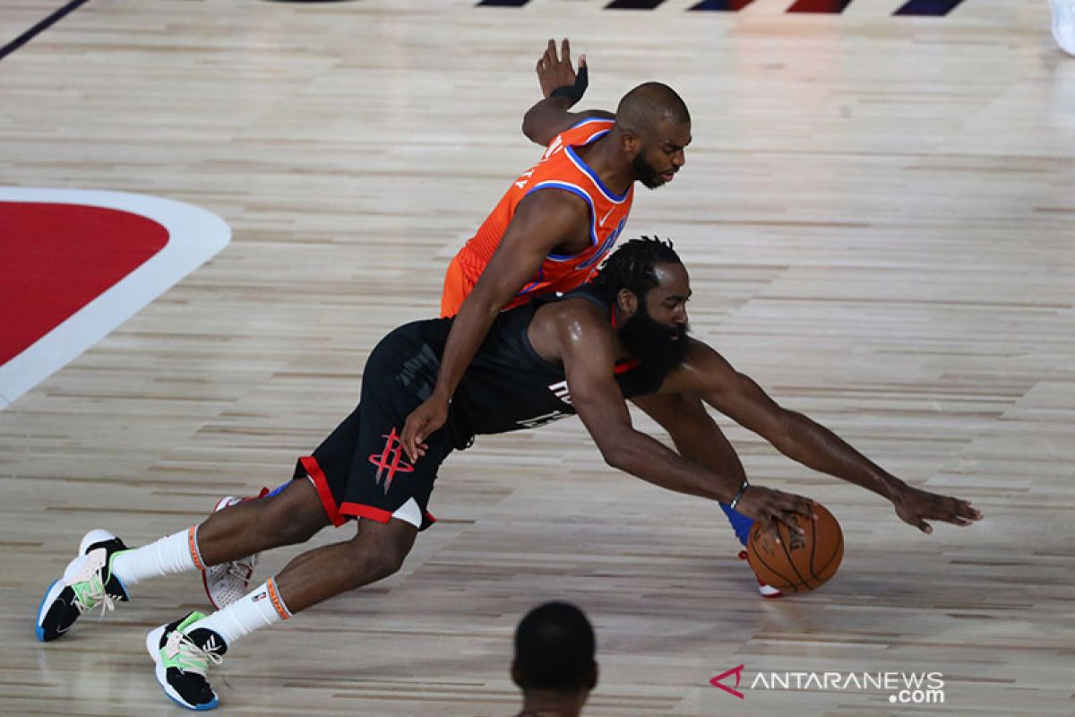 37 poin Harden pimpin Rockets atasi Thunder di Game pertama