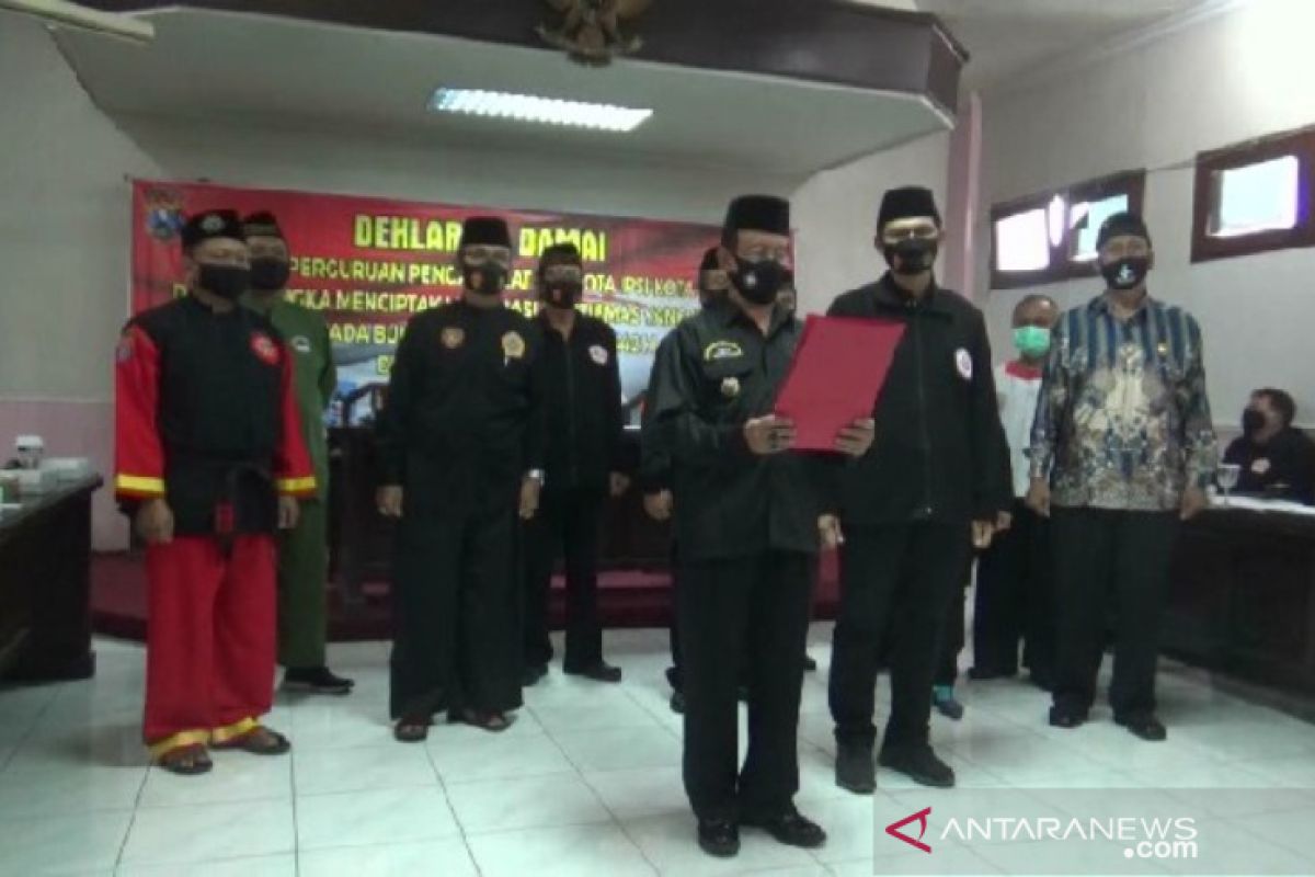 Sejumlah perguruan silat di Kota Madiun deklarasikan 