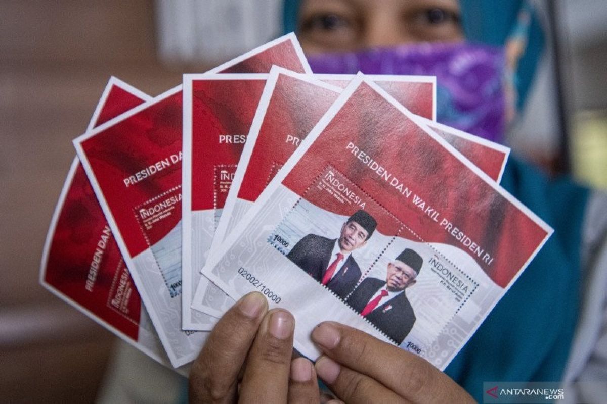 Kementerian Kominfo luncurkan prangko seri Jokowi-Ma'ruf Amin secara virtual