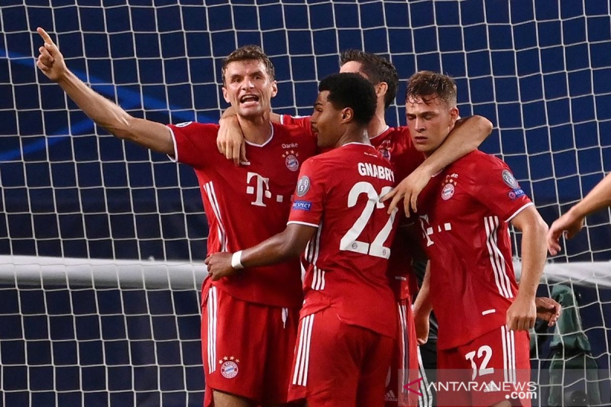 Bayern Muenchen melenggang ke final Liga Champions setelah taklukkan Lyon 3-0