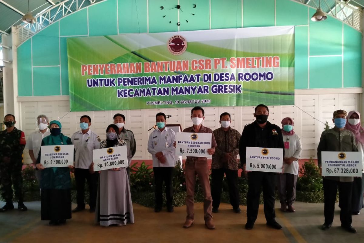 PT Smelting kucurkan CSR Rp1 M ke Desa Roomo melalui ABPDes