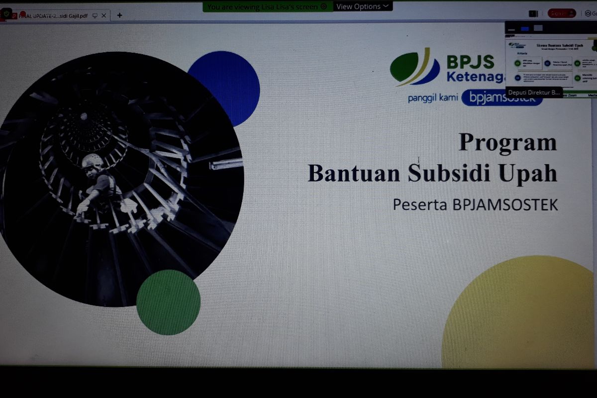 BPJAMSOSTEK sebut 7,5 juta pekerja penuhi syarat terima bantuan subsidi upah