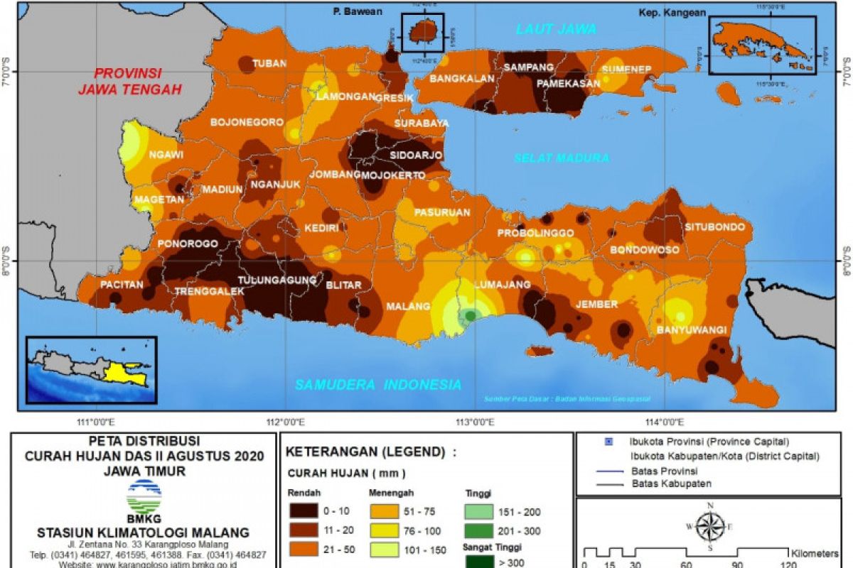 East Java districts experience extreme drought