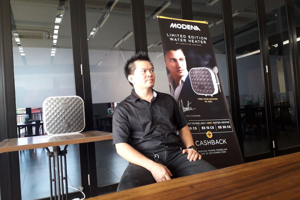 Modena Indonesia gandeng Christian Sugiono luncurkan produk baru "water heater"