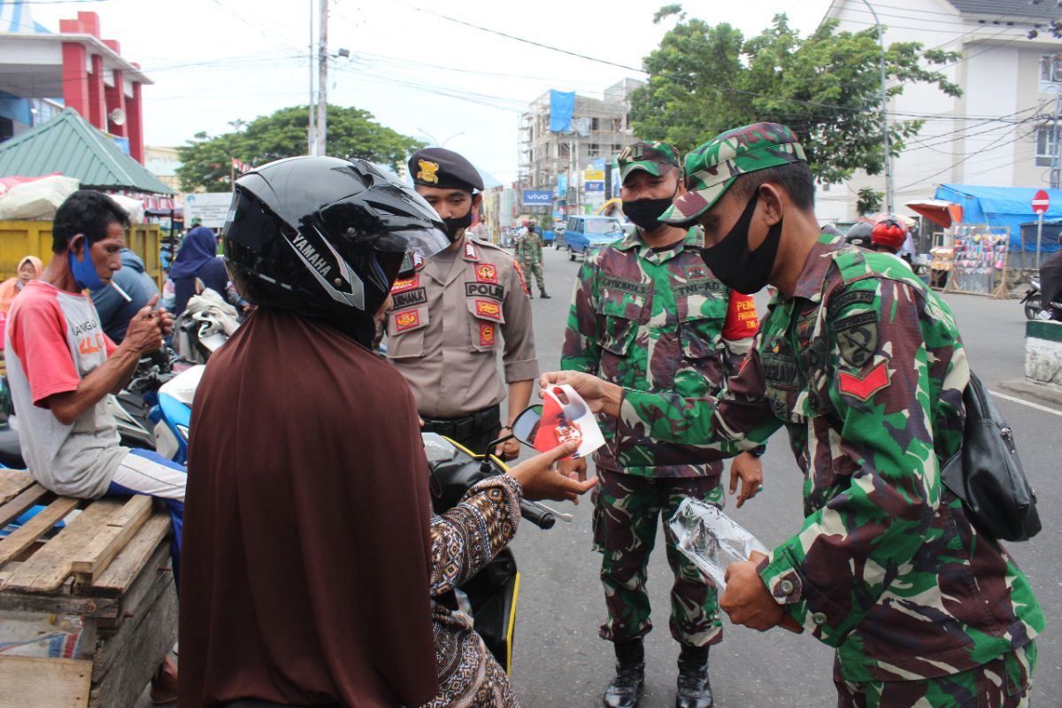 Ratusan pengendara tidak gunakan masker di Ternate ditertibkan