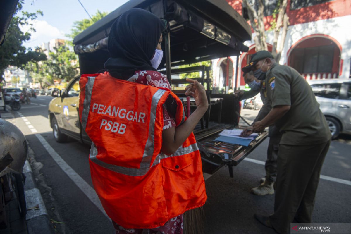 Denda pelanggar PSBB transisi fase kelima di Jakarta capai Rp4 miliar