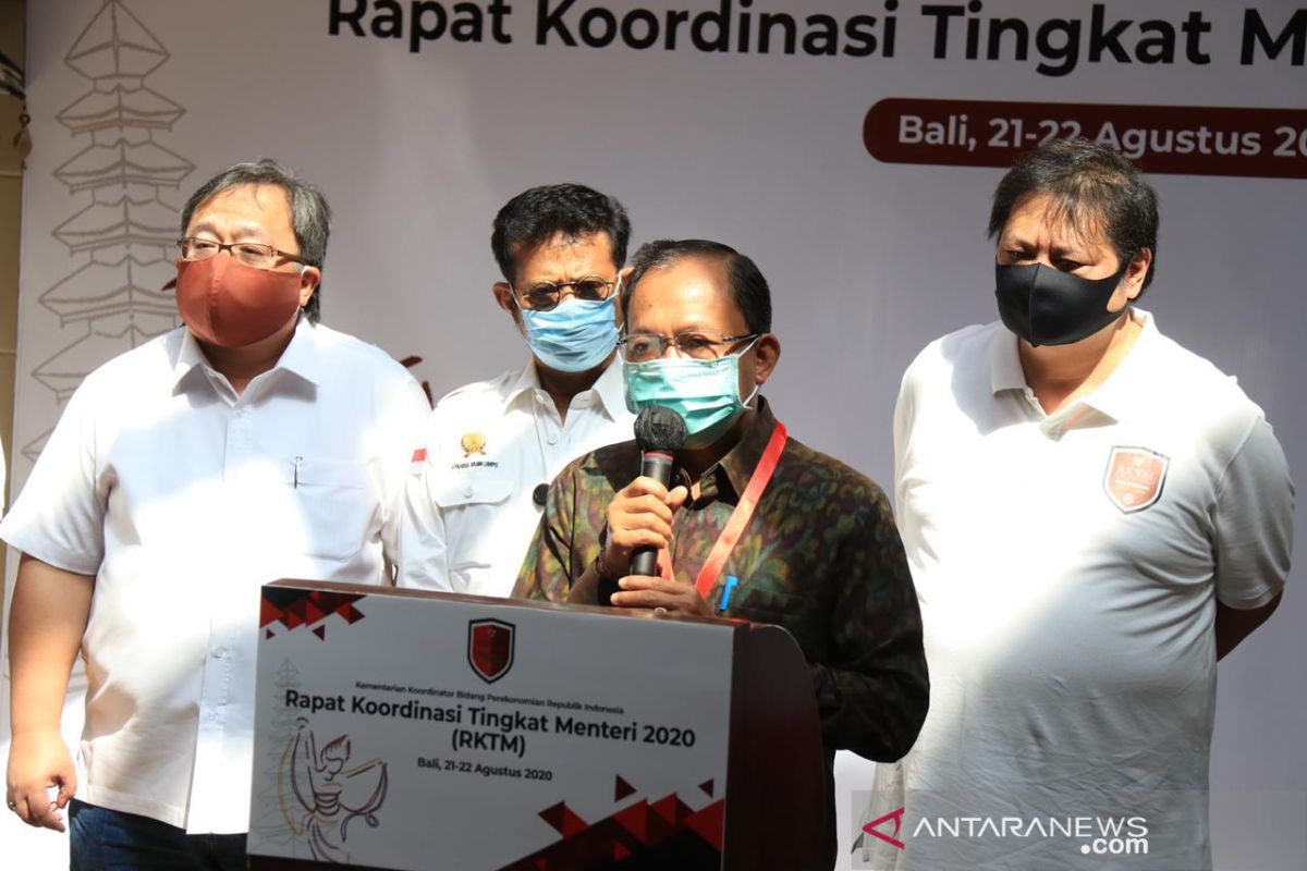 Gubernur sampaikan harapan pemulihan Bali dalam rakor menteri (video)