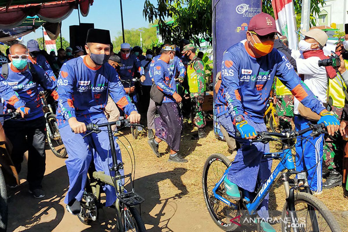 Tingkatkan imun tubuh, "gowes santri" Pasuruan didukung  Wagub Jatim