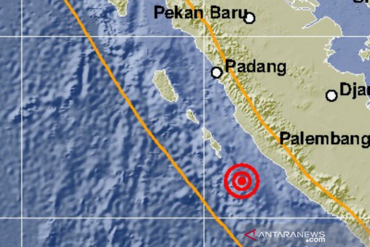 Gempa dengan magnitudo 5,7 di  Bengkulu akibat aktivitas subduksi