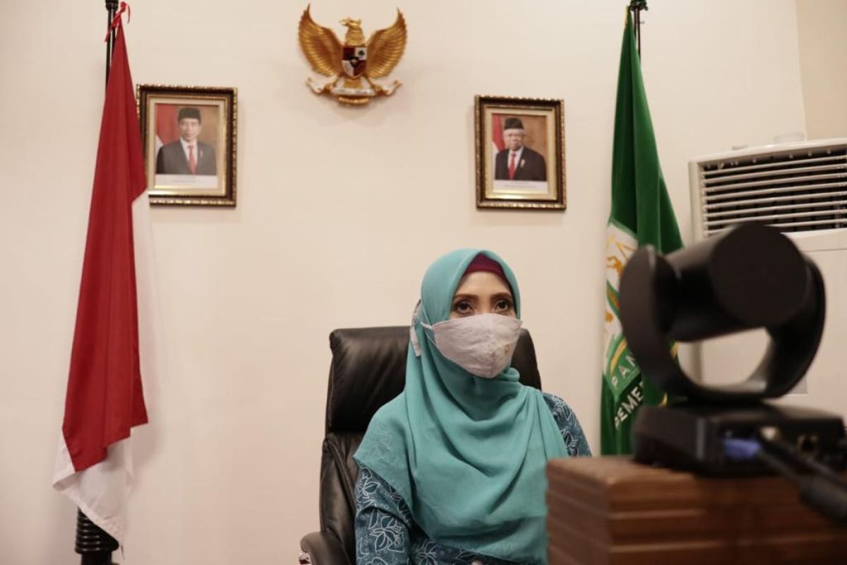 Dyah minta TP PKK laporkan perkembangan pembagian masker