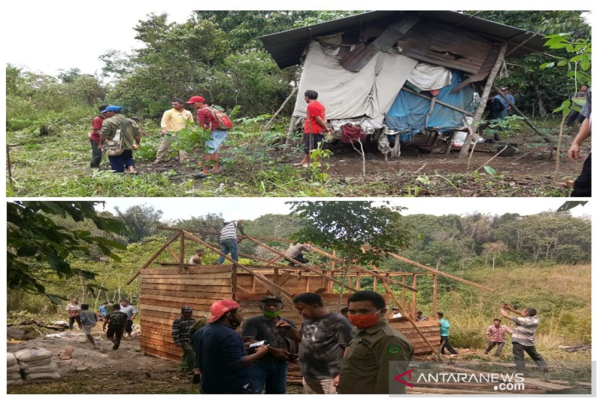 Sempat viral, rumah Sapii Siagian selesai dibangun