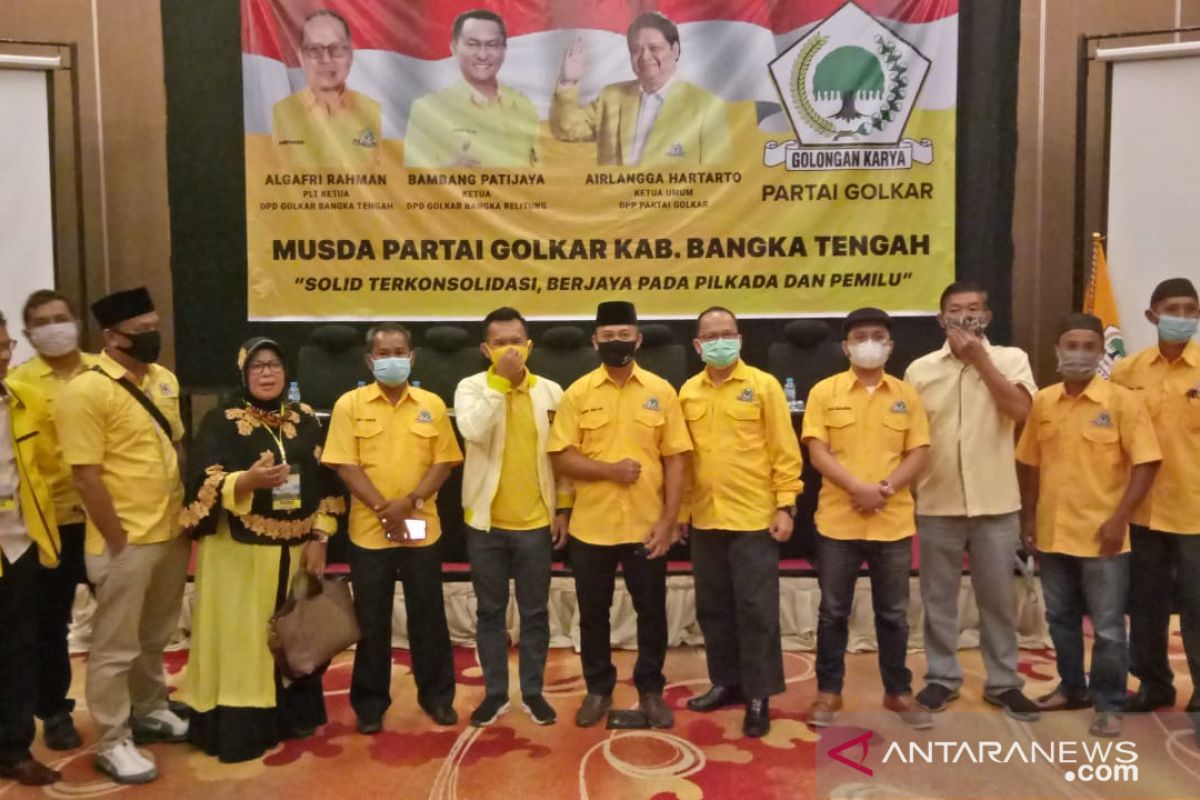 Golkar Bangka Tengah akan pasangkan Heri Erpian dengan Ibnu Saleh