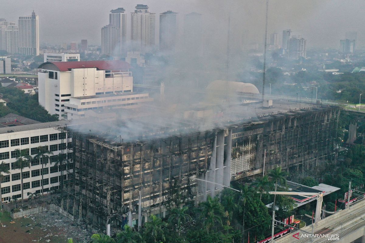 Polda Metro memetakan sejumlah saksi kebakaran Kantor Kejaksaan Agung