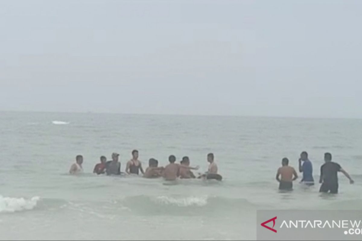 Seorang anggota Brimob tenggelam di Pantai Matras