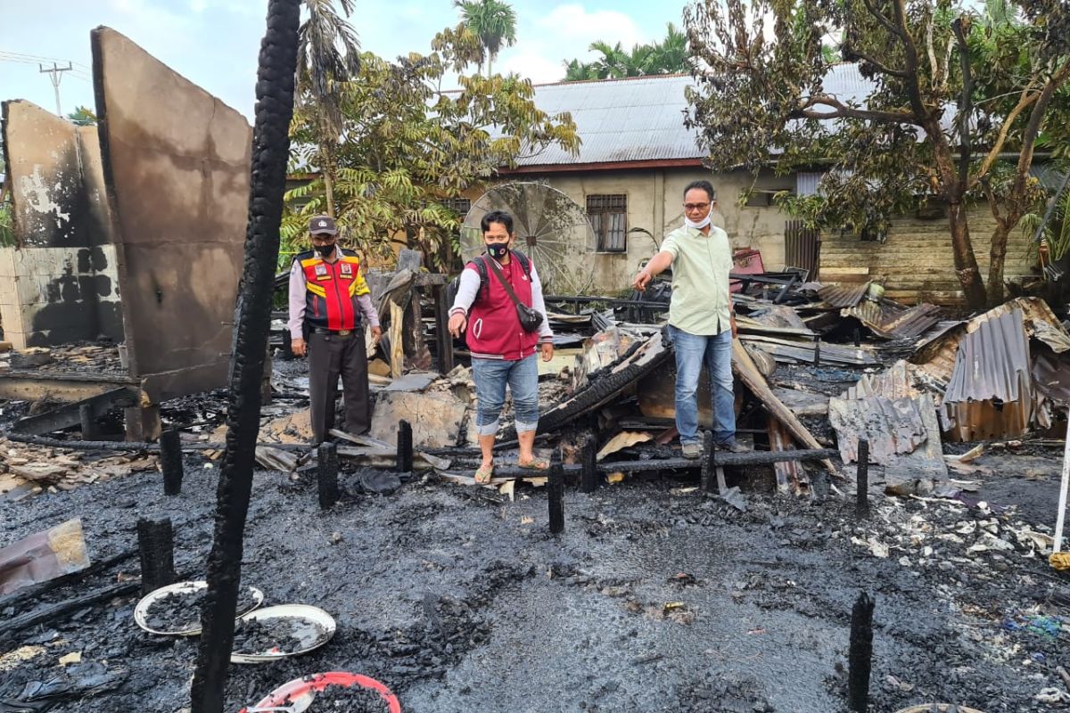 Kebakaran di Kecamatan Gaung Anak Serka, tiga tewas