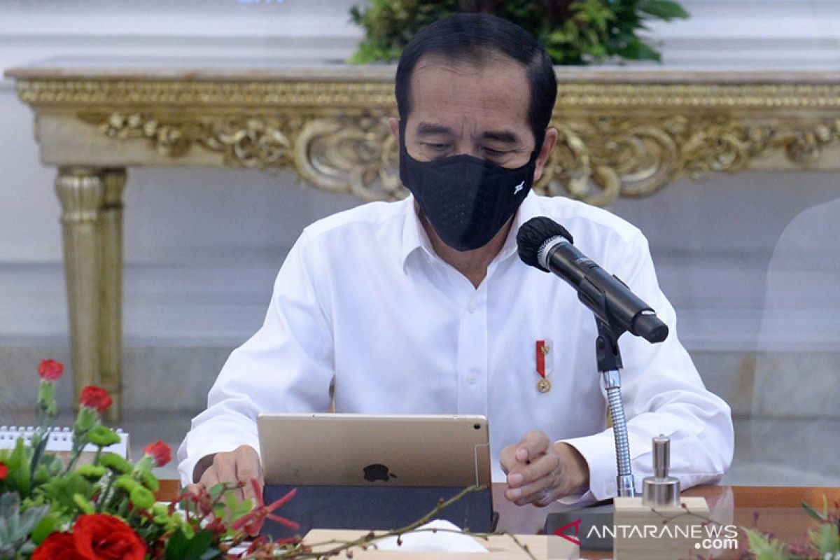 Presiden Jokowi mengemukakan pentingnya kekompakan dalam mengatasi COVID-19
