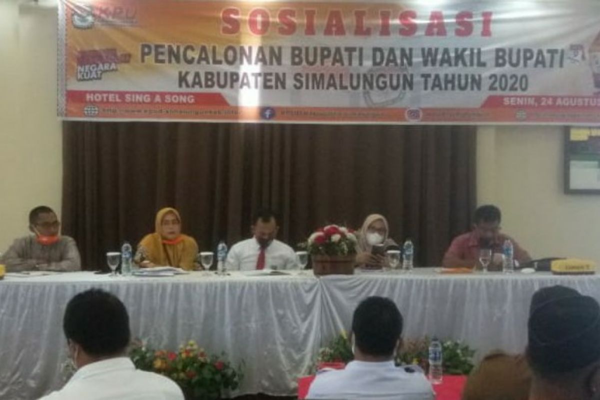 KPU sosialisasikan pencalonan Bupati dan Wakil Bupati Simalungun 2020